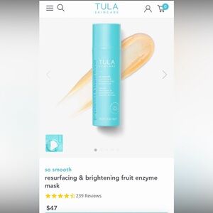Tula-So Smooth-Resurfacing & Brightening Fruit Enzyme Mask